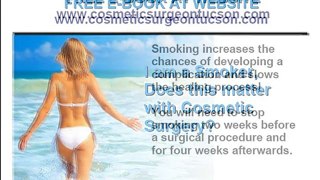 Plastic or Cosmetic Surgery and Smoking, Tucson AZ
