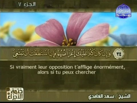 Le Saint Coran - Juz 7 (sous-titres français)