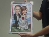 Personalised Wedding Gifts - Unique wedding caricatures