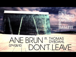 Ane Brun ft.Thomas Dybdahl - Don't Leave
