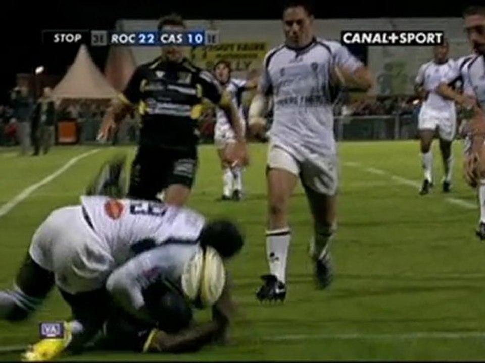Top 14 - La Rochelle/Castres - Essai de Rabeni