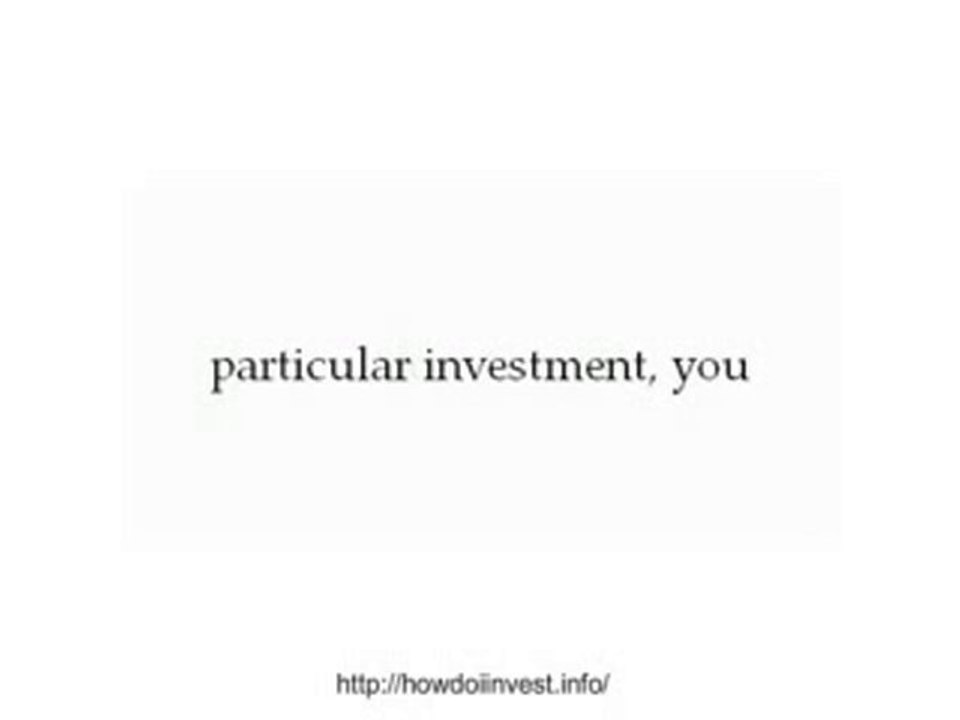 How do i invest .mpg