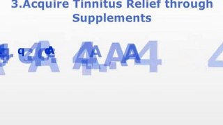 Natural Relief From Tinnitus