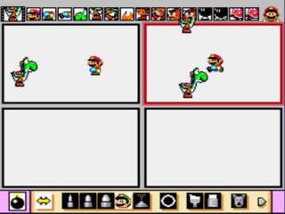 mario paint game play video