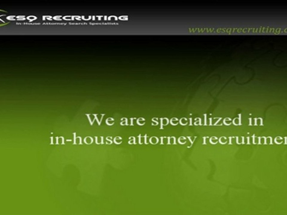 Attorney Search Firms