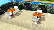 Piscine bleu azur et ses lofts (totalement relooké)