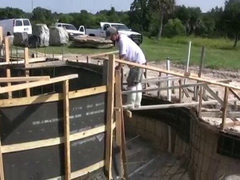 Stage 3 of New Lagoon Style Swimming Pool with Concrete Pour