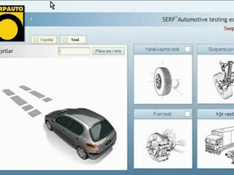 Serp Auto Fren Test Makinası