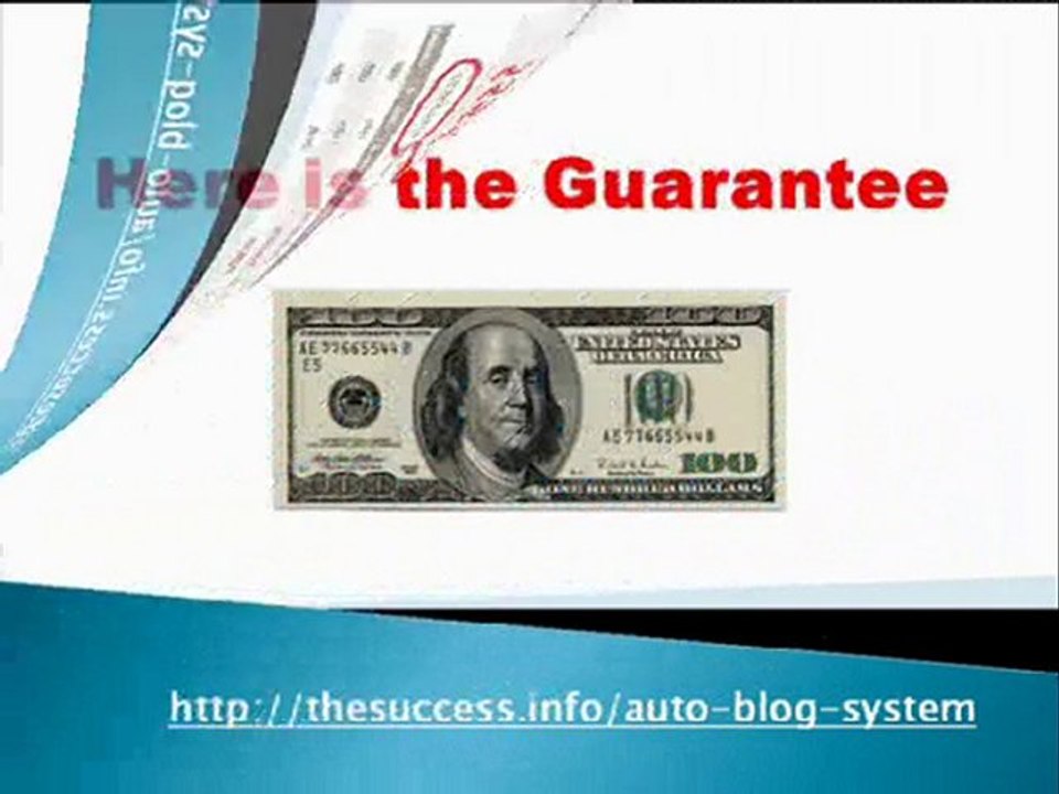 Auto Blog System - How to Make $$$ Auto Pilot Blog