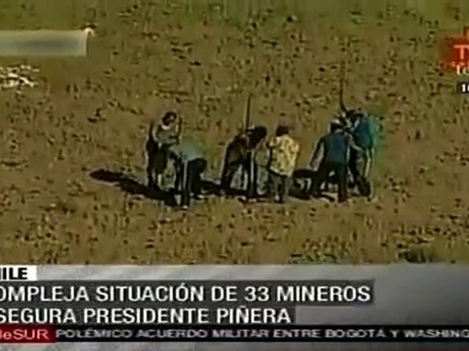 Piñera: Compleja situación de 33 mineros