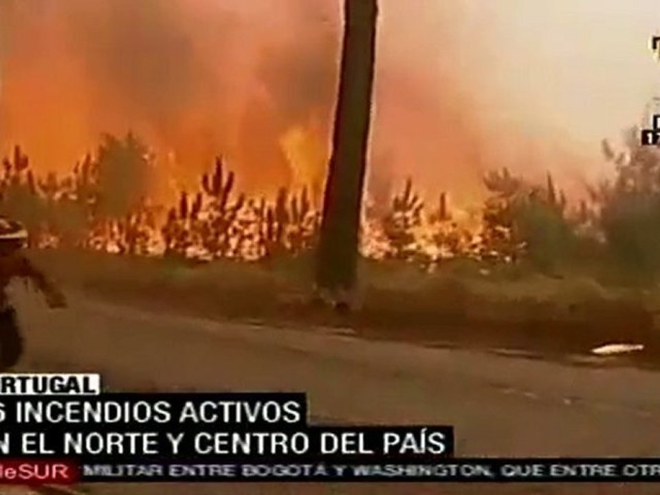 Portugal: existen 16 incendios forestales