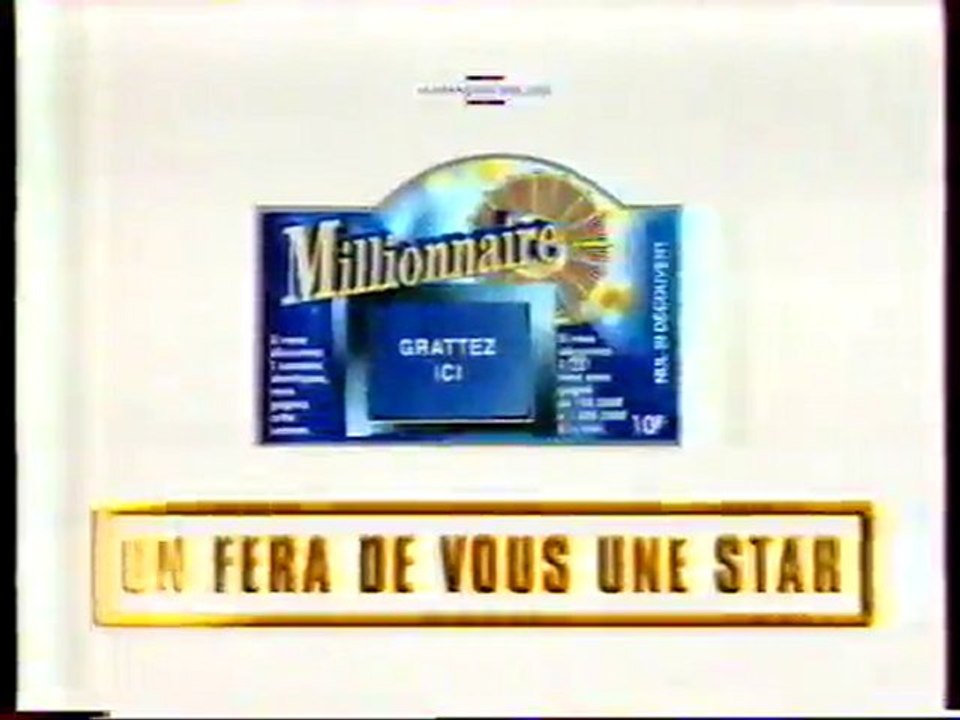 Publicité Le Millionnaire 1997