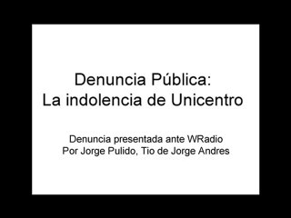 Indolencia del Centro Comercial Unicentro Bogota