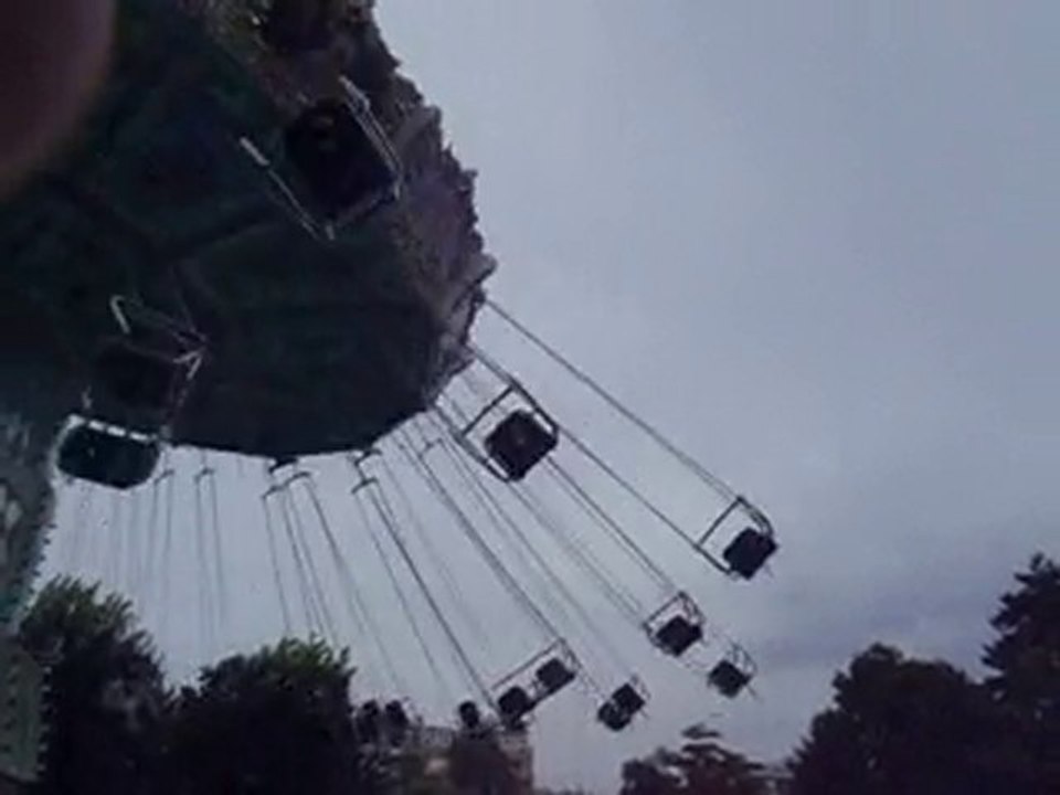 balançoire en marche jardin aout 2010