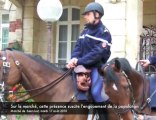 Saint-Just : des gendarmes à cheval sur le marché