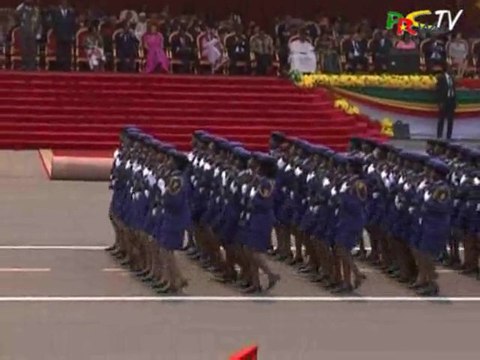 Le Président Paul Biya au Défilé du cinquantenaire du Congo
