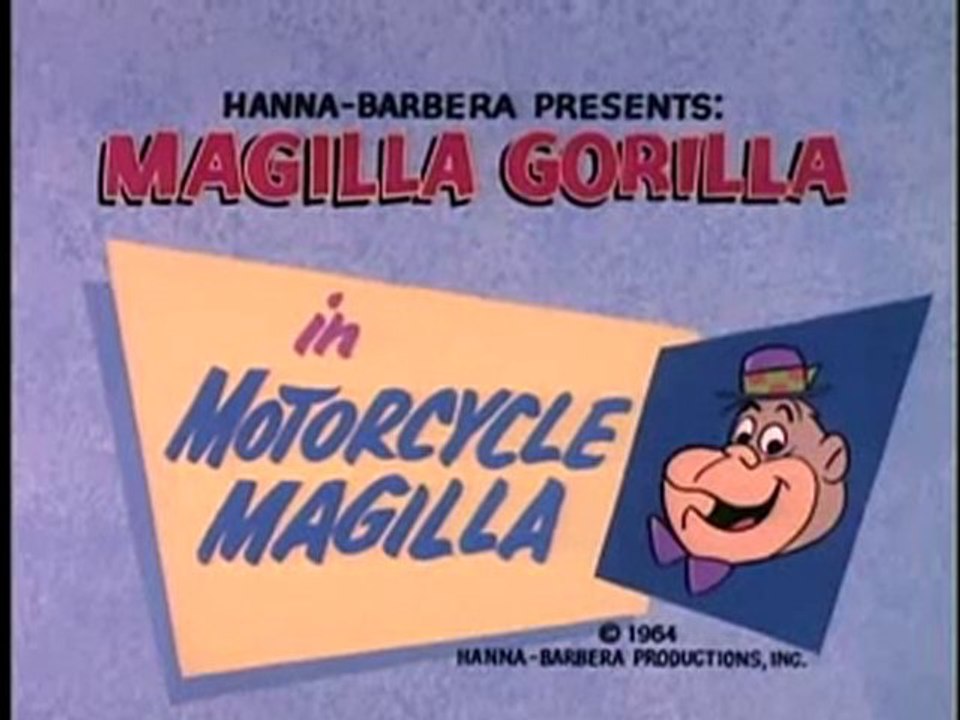 Magilla le gorille 14-MAGILLA ET LA MOTO