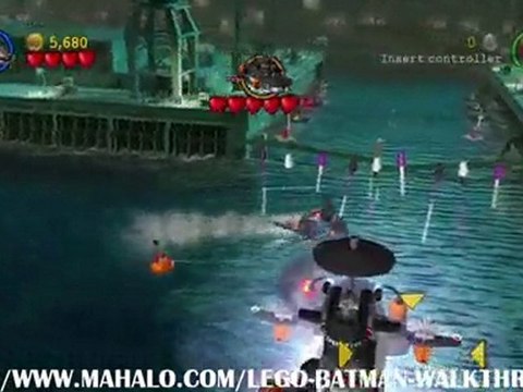 Lego Batman Walkthrough - Boss Battle: Penguin's Submarine