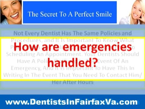 Dentist Fairfax VA: Dental Emergencies