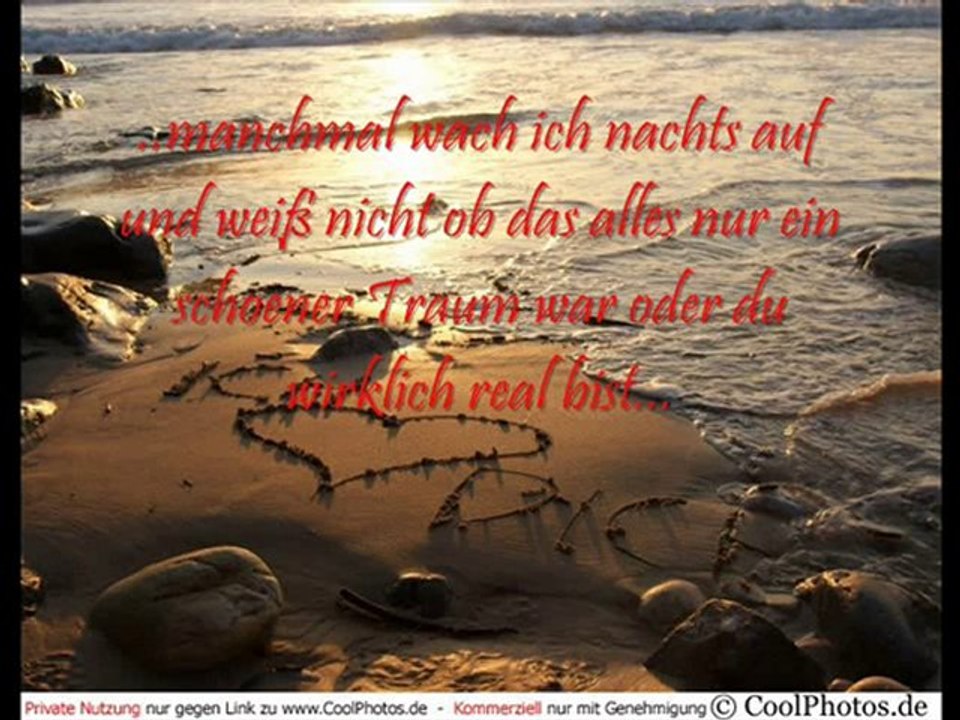 ...nur fuer dich..ich liebe dich ueberalles!