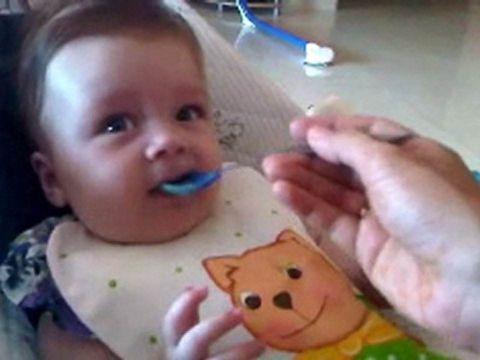 Premières purées de Louise