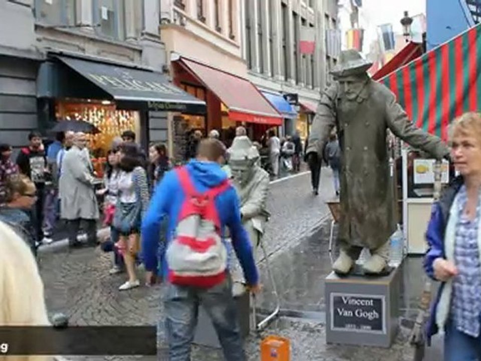 Walking in Brussels, Belgium