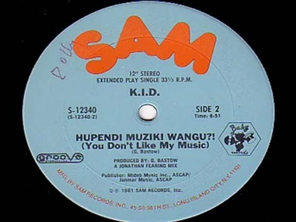 80's disco/boogie funk music - K.I.D.-Hupendi Muziki Wangu