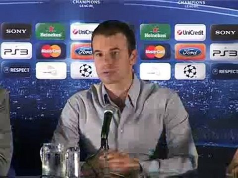 Pres konferencija posle meča Partizan - Anderleht
