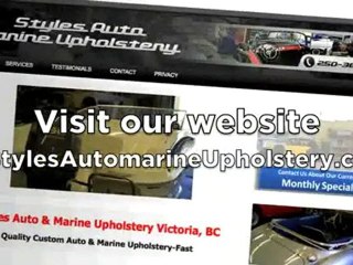 Styles Auto, Marine Upholstery Victoria BC