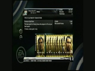 Fifa 10 Ultimate team free Gold Packs, Fast Cash