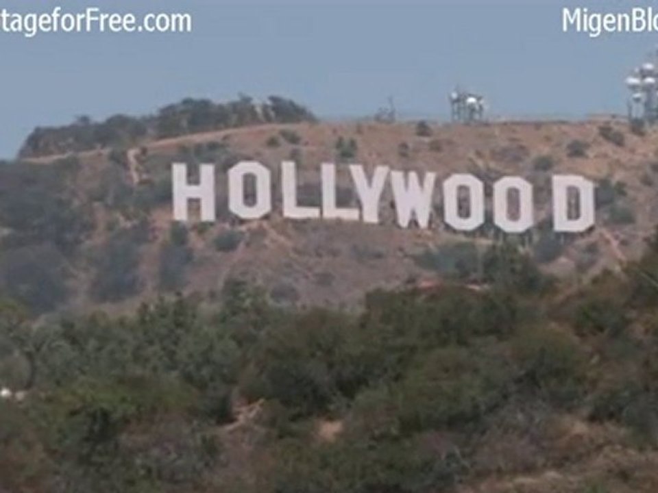 Free HD Stock Footage of the Hollywood Sign