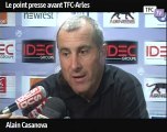 TFC Arles: le point presse de Casanova