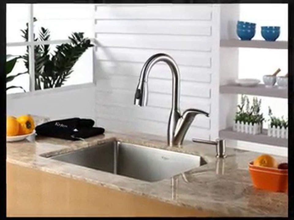 Kraus Stainless Steel 23 Inches Undermount Single Bowl ...