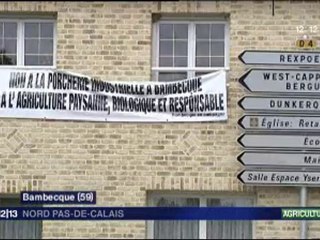 Porcheries industrielles en Flandre FR3 midipile 18-08-2010