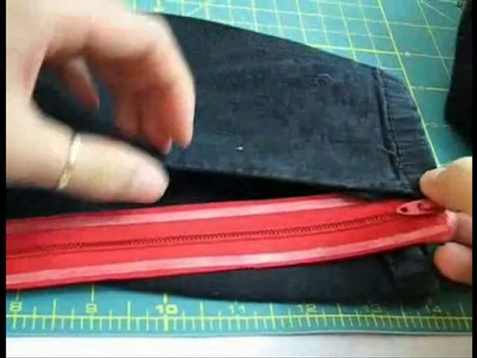 Back to School Jeans: How to Install a Zipper on the ...
