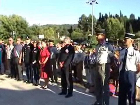 Cérémonie N.FANELLI FÊTE LIBERATION SALERNES ACTU INFOS SALERNES VAR 83