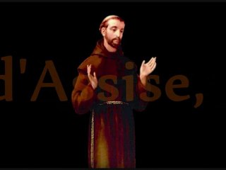 Prière de Saint François d'Assise