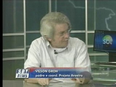 Padre Vilson Groh no SBT New 17/08/2010