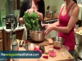 Raw Food Recipe for Yummy Asian Kale Salad #638