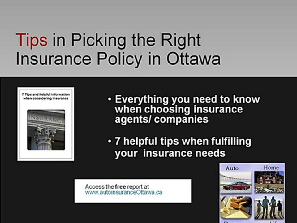 Auto Insurance Ottawa- Choose right insurance while saving