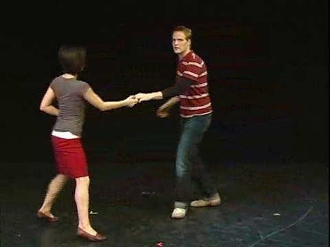 FreeSwingDanceLessons.com : Lindy Hop : Double Spin From Clo