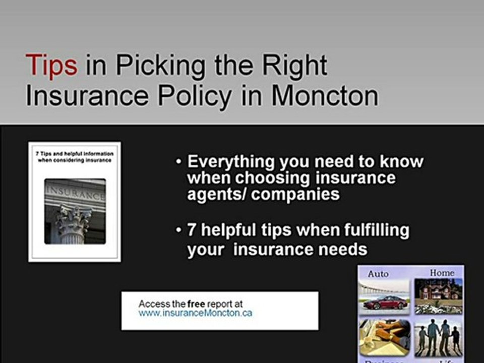 Insurance Moncton- Choose right insurance while saving $