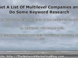 Multilevel Companies - Not Targeting Them For Your Marketing