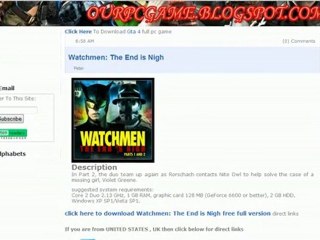 Watchmen The End is Nigh