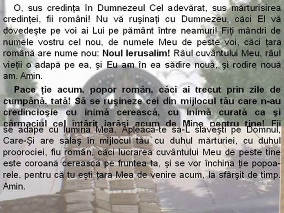 Cuvântul lui Dumnezeu pentru Traian Băsescu P3 (3)