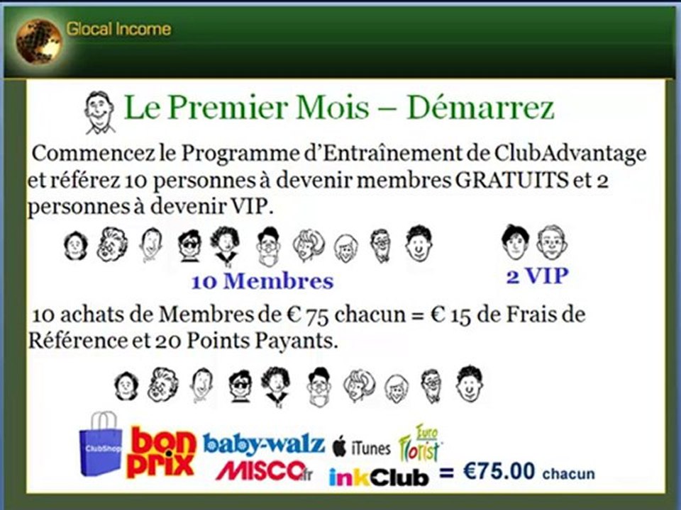 DHS Glocal Income Gagner de l'argent travail à domcile
