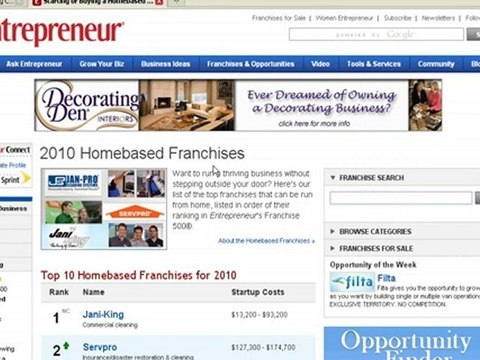 FAQ From Home Business Opportunity - List Examples