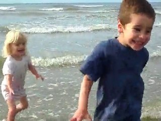 La Panne mer et vagues