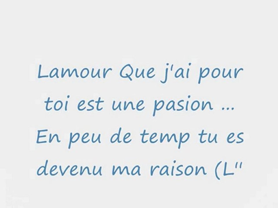 Mon homme && moi