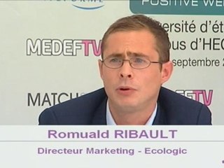 Romuald Ribault - Directeur Marketing - Ecologic